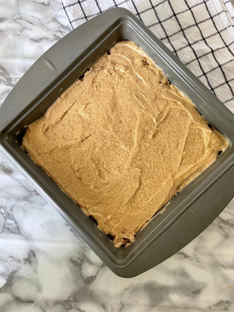 assemble the simple cinnamon streusel coffee cake