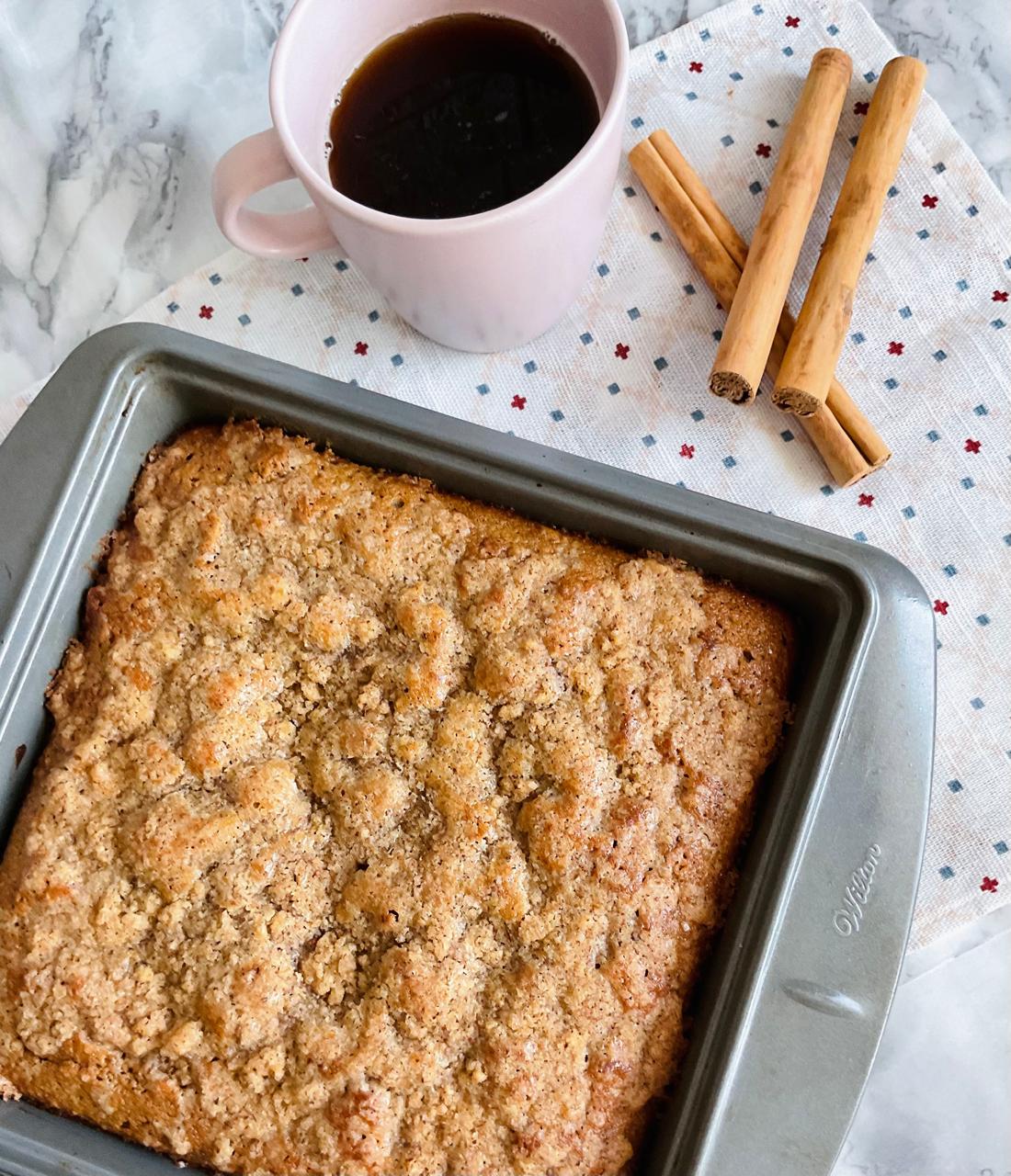 cinnamon streusel coffee cake